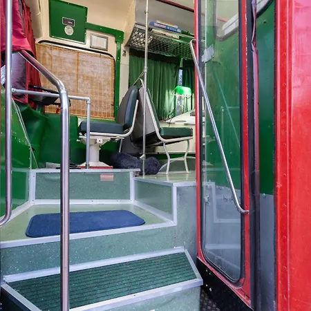 Kemping Unique Bus With Stunning Views In Ramla Bay By 360 Estates
